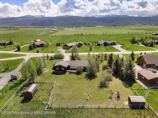 7302 Lakeside Rd, Victor, ID 83455 - aerial view of sparsely populated area featuring mountains