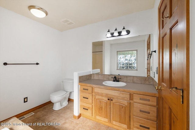 7302 Lakeside Rd, Victor, ID 83455 - bathroom featuring vanity and tile patterned flooring