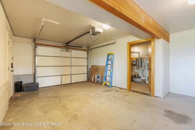 1802 Dusty Trl, Auburn, WY 83111 - garage featuring a garage door opener and electric panel