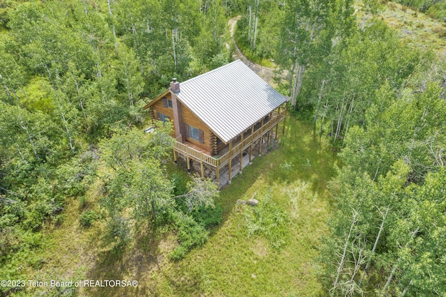 4821 S 2000 E, Victor, ID 83455 - view from above of property