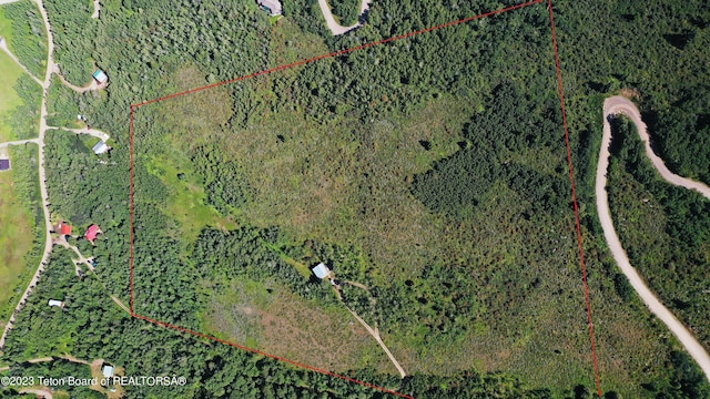 4821 S 2000 E, Victor, ID 83455 - map / location featuring property boundaries highlighted