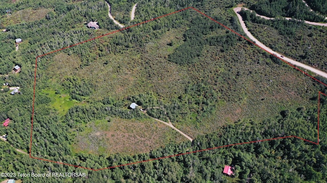4821 S 2000 E, Victor, ID 83455 - map / location featuring property parcel outlined