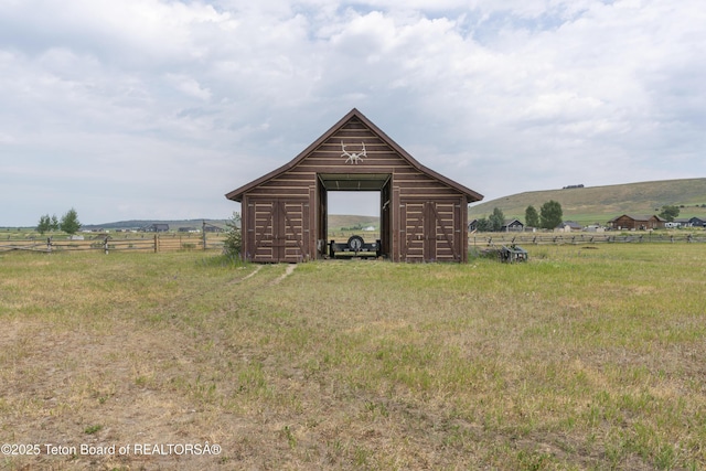 73657339 Summer Breeze Trl, Tetonia, ID 83452 - view of pole building with a view of countryside