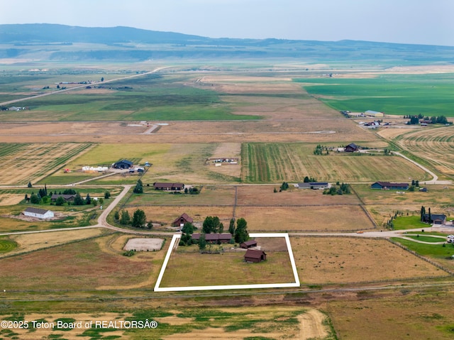 73657339 Summer Breeze Trl, Tetonia, ID 83452 - overview of rural landscape featuring property boundaries highlighted and extensive farmland