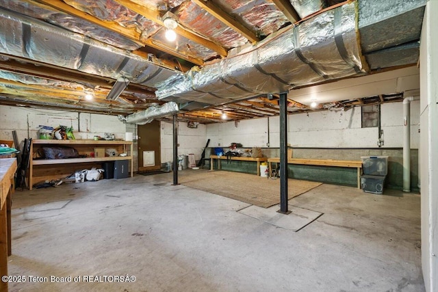 6250 W Paintbrush Trl, Wilson, WY 83014 - view of unfinished basement
