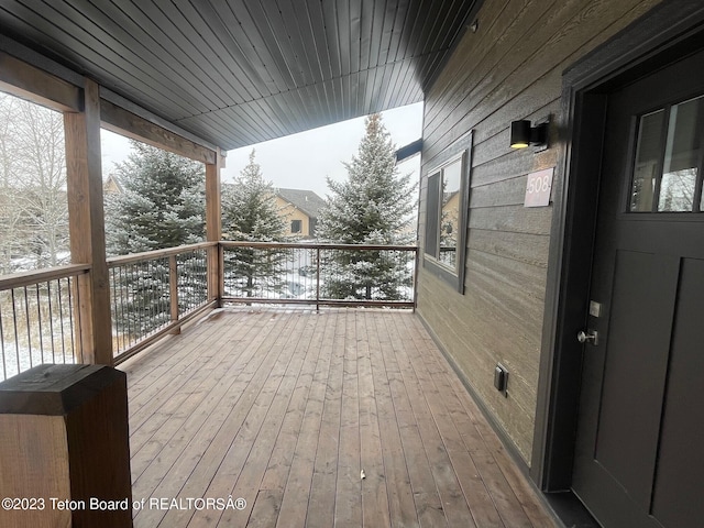 140 Homestead Rd Unit 508, Victor, ID 83455 - view of wooden deck