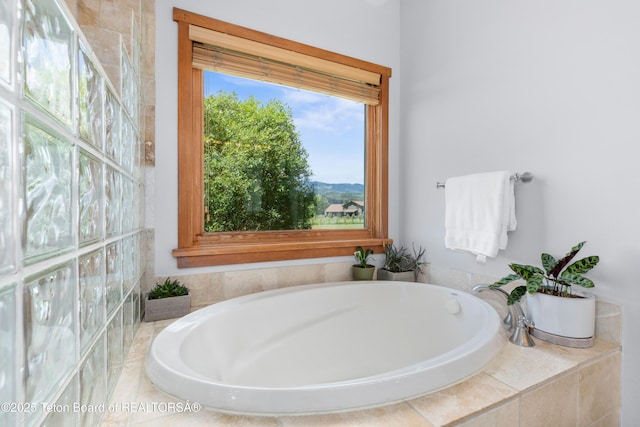 92 Ashley Dr, Alpine, WY 83128 - bathroom with a garden tub