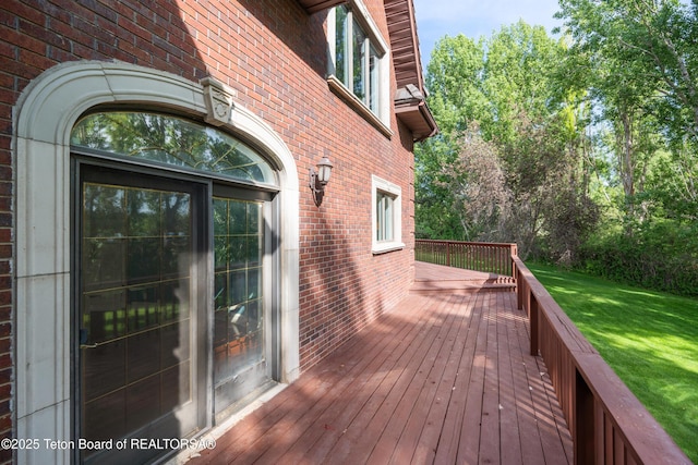 4976 S 49th, Idaho Falls, ID 83406 - deck featuring a yard