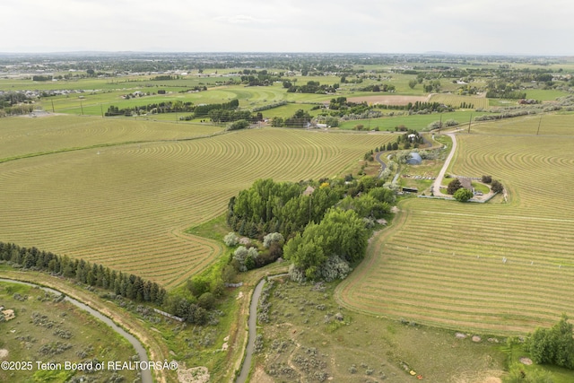 4976 S 49th, Idaho Falls, ID 83406 - aerial view of property and surrounding area with rural landscape