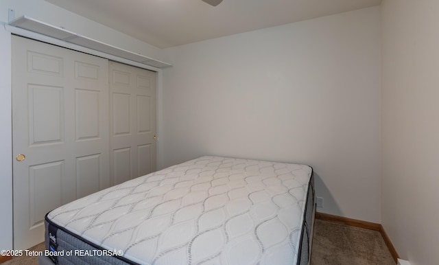 55 Virginian Ln Unit 55-2, Jackson, WY 83002 - bedroom featuring a closet and baseboards