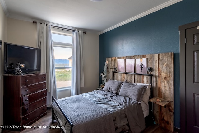 26 Merrimac Trl, Boulder, WY 82923 - bedroom with wood finished floors and ornamental molding