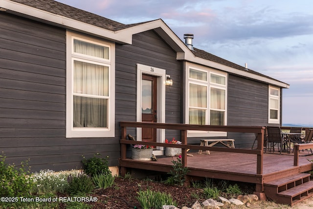 26 Merrimac Trl, Boulder, WY 82923 - view of wooden deck