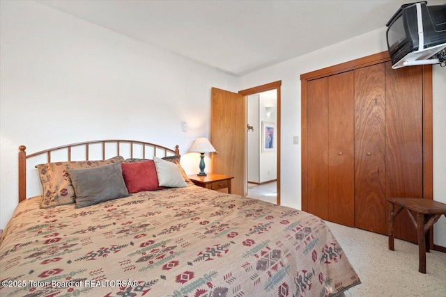 3705 N Teton Dr # 914, Wilson, WY 83014 - carpeted bedroom featuring a closet
