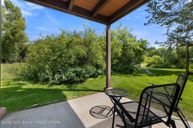 3705 N Teton Dr # 914, Wilson, WY 83014 - view of patio / terrace
