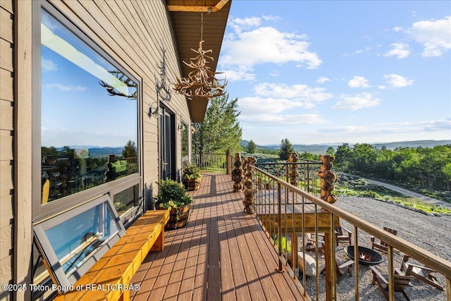 20 Trail Ride Ln, Cora, WY 82925 - view of deck
