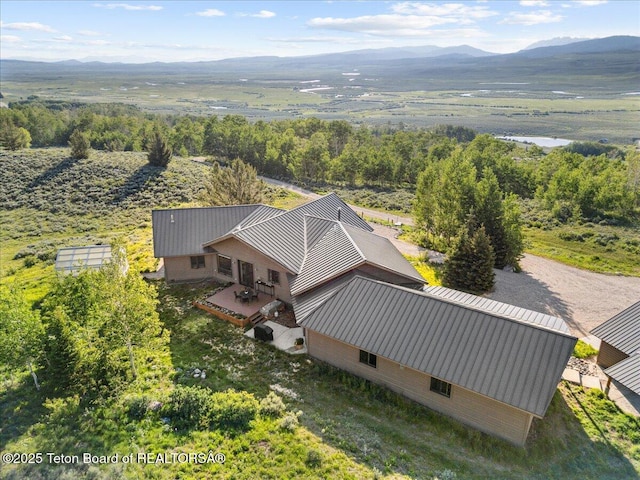 20 Trail Ride Ln, Cora, WY 82925 - view from above of property featuring a mountainous background