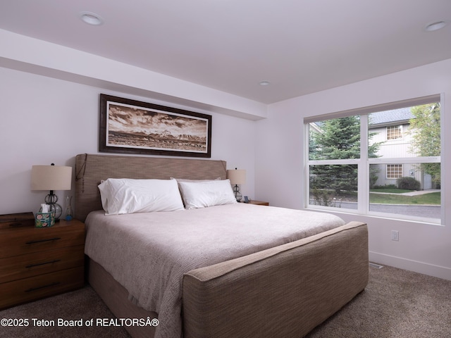 112 Aspen Meadows Rd Unit 36, Driggs, ID 83422 - carpeted bedroom featuring baseboards and recessed lighting