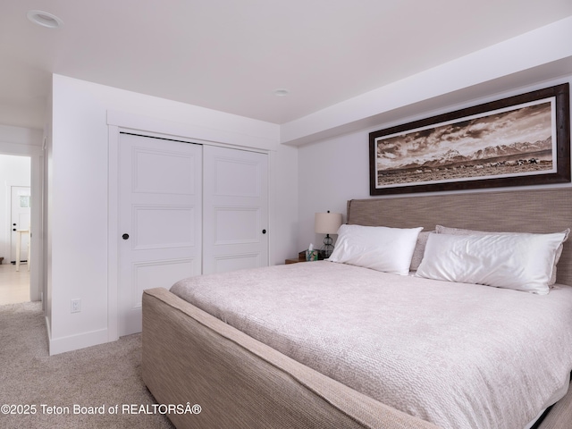 112 Aspen Meadows Rd Unit 36, Driggs, ID 83422 - bedroom with a closet and light colored carpet