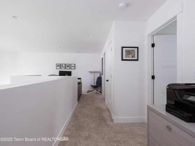 112 Aspen Meadows Rd Unit 36, Driggs, ID 83422 - hall with light colored carpet and baseboards
