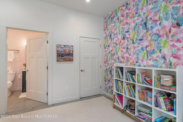 4345 Melody Ranch Dr, Jackson, WY 83001 - game room featuring baseboards