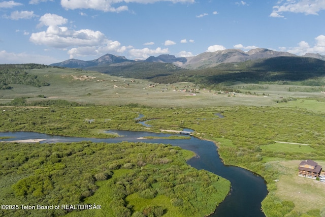 15 S Rainbow Dr, Cora, WY 82925 - mountain view featuring a nearby body of water and rural landscape