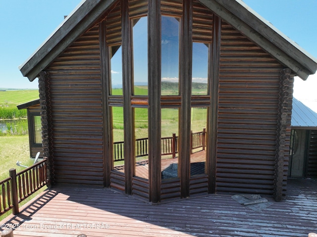 3525 W 13000 N, Felt, ID 83424 - view of wooden deck