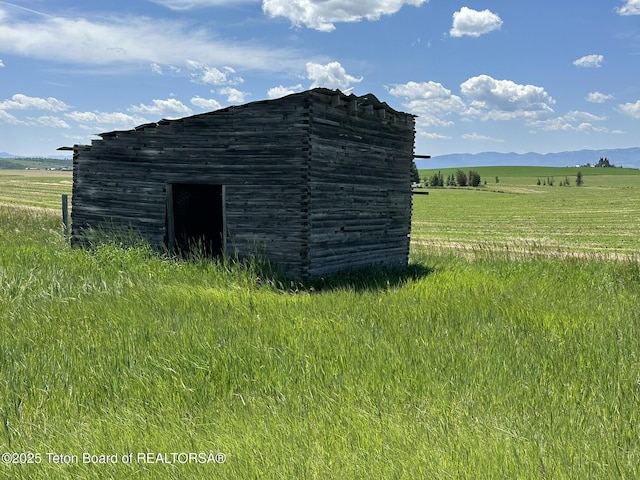 3525 W 13000 N, Felt, ID 83424 - view of outbuilding with a rural view and a mountain view