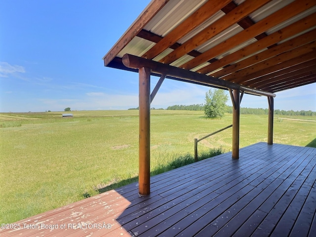 3525 W 13000 N, Felt, ID 83424 - deck with a rural view and a yard
