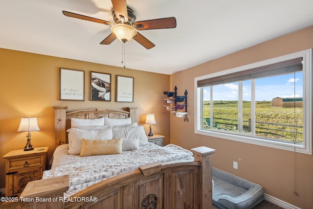 3 Healers, Pinedale, WY 82941 - bedroom featuring ceiling fan and carpet flooring