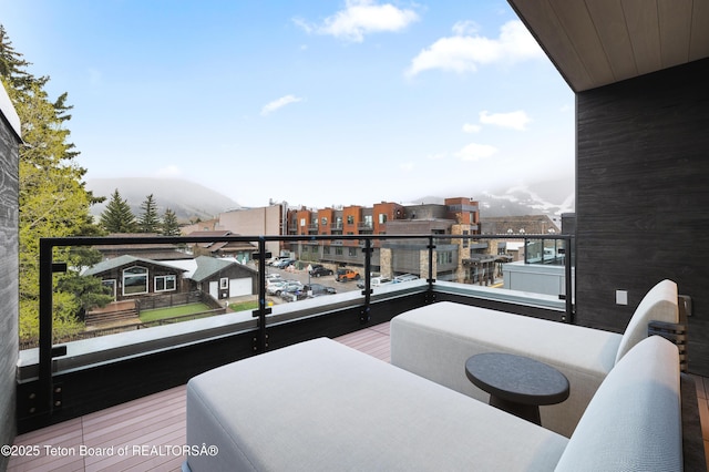 165 N Glenwood St # 30, Jackson, WY 83001 - balcony with a mountain view