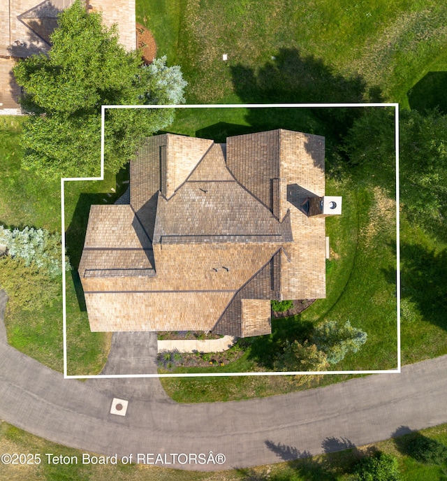 5862 N Coneflower Dr Unit 17, Jackson, WY 83001 - view of subject property with property boundaries highlighted