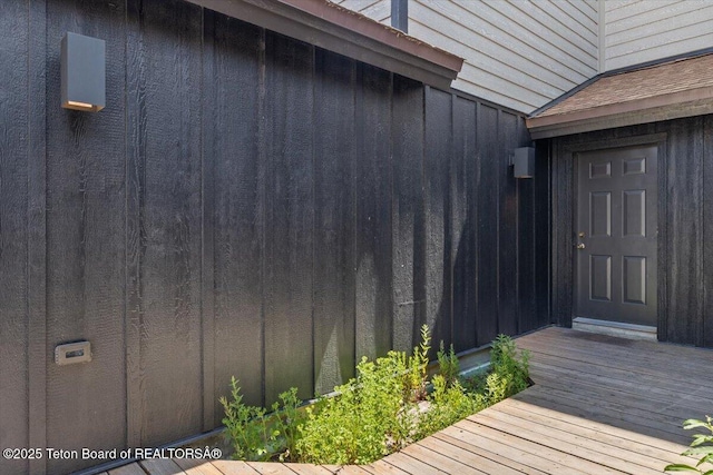 816 Powderhorn Ln Unit 816D, Jackson, WY 83001 - entrance to property featuring board and batten siding