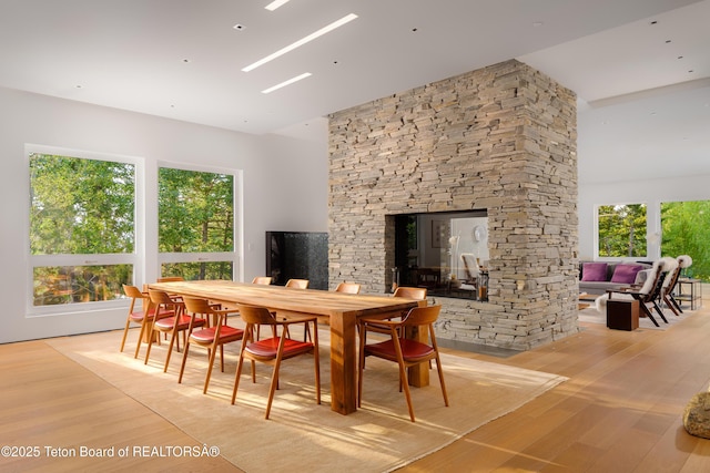 7970 N Granite Ridge Rd, Teton Village, WY 83025 - dining area featuring wood finished floors
