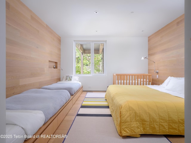 7970 N Granite Ridge Rd, Teton Village, WY 83025 - bedroom with wooden walls