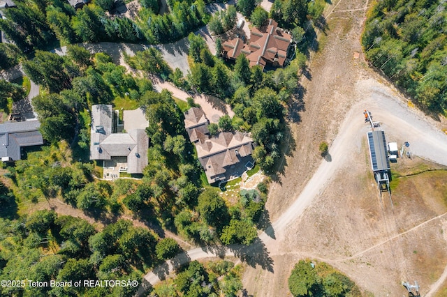 7970 N Granite Ridge Rd, Teton Village, WY 83025 - aerial view of property's location featuring nearby suburban area