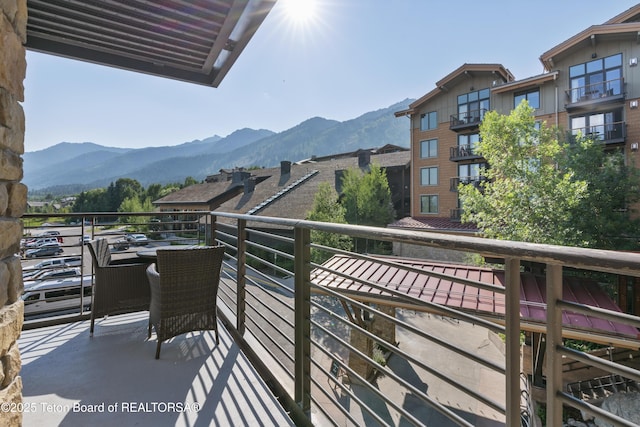 3325 W Village Dr Unit 359/361, Teton Village, WY 83025 - balcony with a mountain view