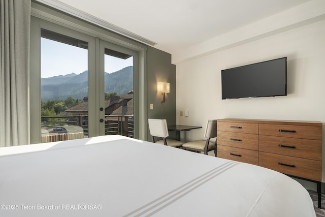3325 W Village Dr Unit 359/361, Teton Village, WY 83025 - bedroom with access to exterior