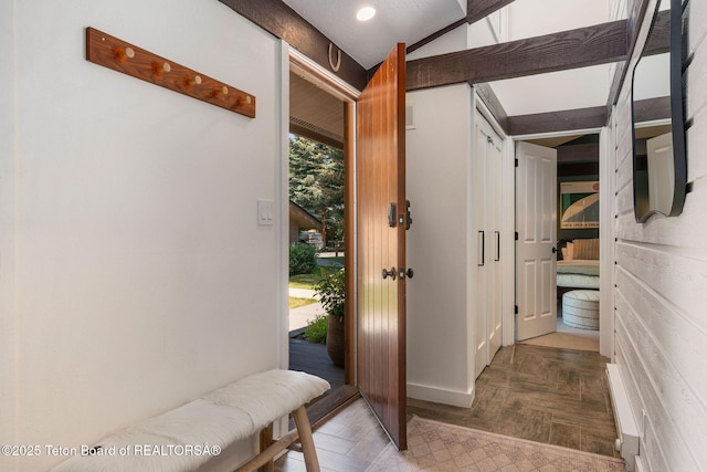 550 E Golf Creek Ln Unit 41, Jackson, WY 83001 - entrance foyer with vaulted ceiling