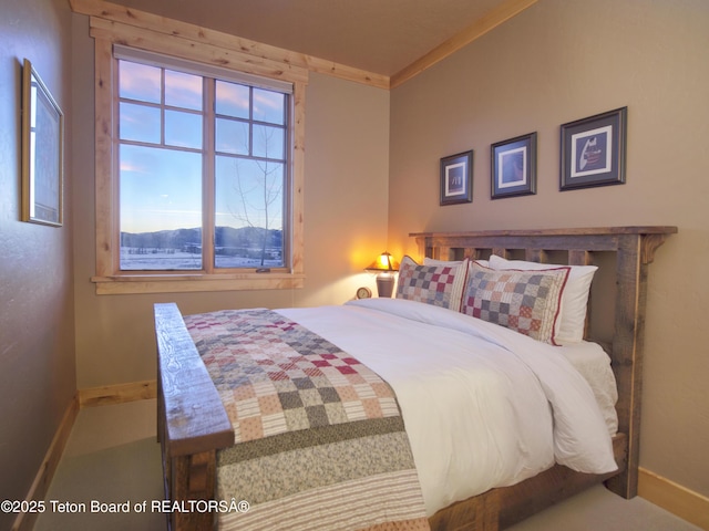 122 Hastings Dr Unit 207, Victor, ID 83455 - bedroom featuring baseboards and ornamental molding