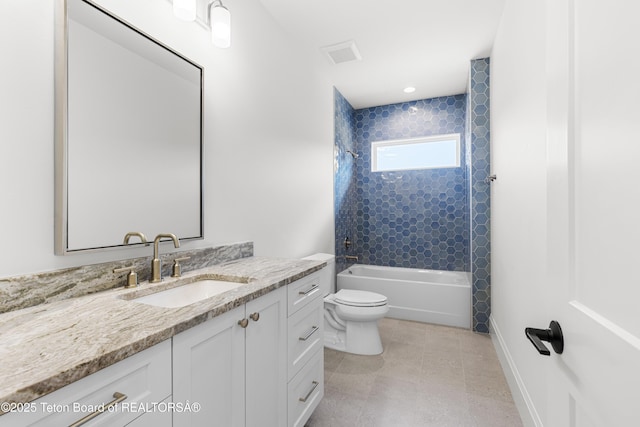 555 Silver Fox Ln, Victor, ID 83455 - bathroom with vanity and  shower combination