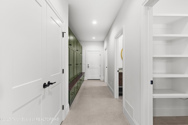555 Silver Fox Ln, Victor, ID 83455 - corridor with recessed lighting and baseboards