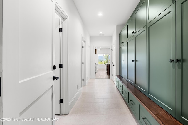 555 Silver Fox Ln, Victor, ID 83455 - corridor featuring recessed lighting and baseboards