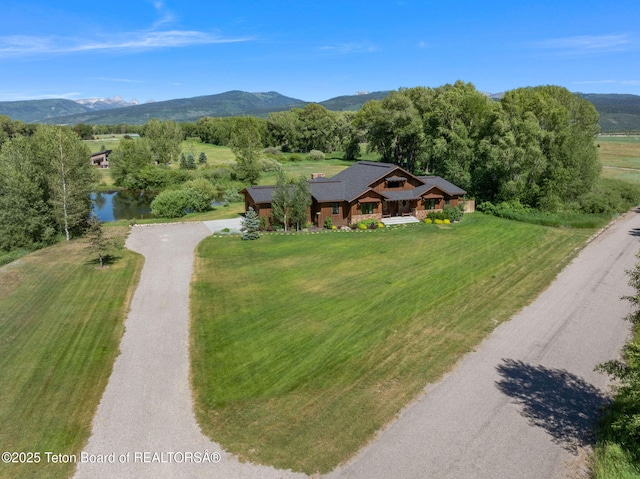 6289 Fox Meadows Dr, Victor, ID 83455 - overview of rural landscape with mountains