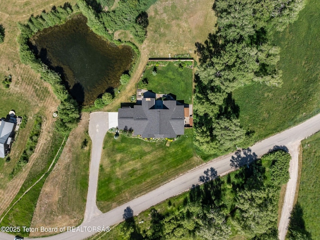 6289 Fox Meadows Dr, Victor, ID 83455 - aerial view of property and surrounding area with property parcel outlined