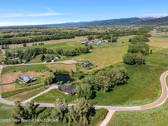6289 Fox Meadows Dr, Victor, ID 83455 - view of property location featuring rural landscape and a mountainous background