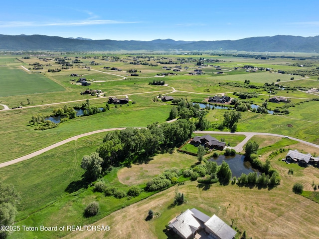 6289 Fox Meadows Dr, Victor, ID 83455 - view of rural area with a water and mountain view