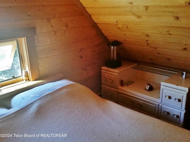 141 W 12250 N, Tetonia, ID 83452 - bedroom featuring wooden walls