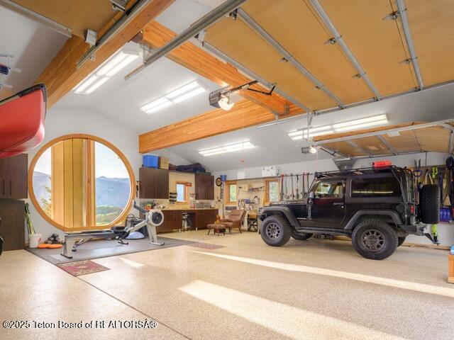750 N Bar Y Rd, Jackson, WY 83001 - garage with a garage door opener