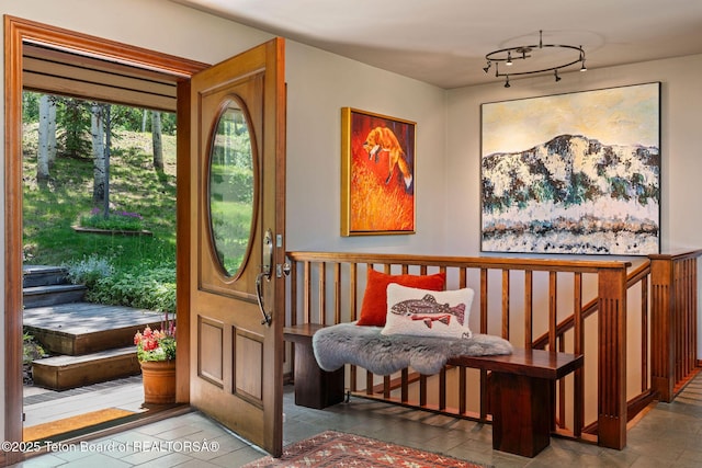 750 N Bar Y Rd, Jackson, WY 83001 - entryway with track lighting