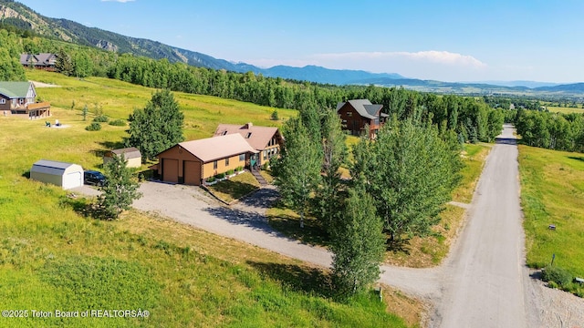 386 Dogwood Dr, Star Valley Ranch, WY 83127 - view of subject property featuring a mountainous background